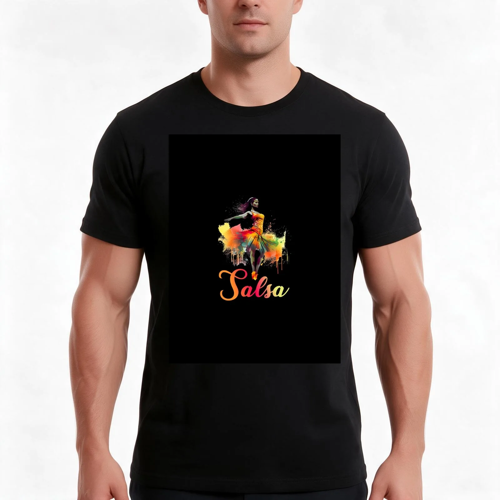 Salsa Dance Cuban Dance Cuba Vacation T-Shirt Summer Casual Cotton Tee Oversized Streetwear Tops Vintage Graphic Print