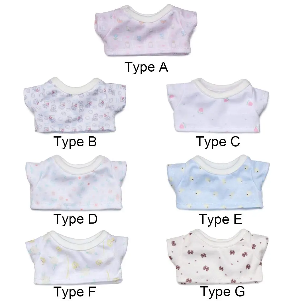 20 cm Dress Up Puppen Zubehör Mini Shirt Puppe Outfit Kleine Hosen Plüsch Puppenkleidung