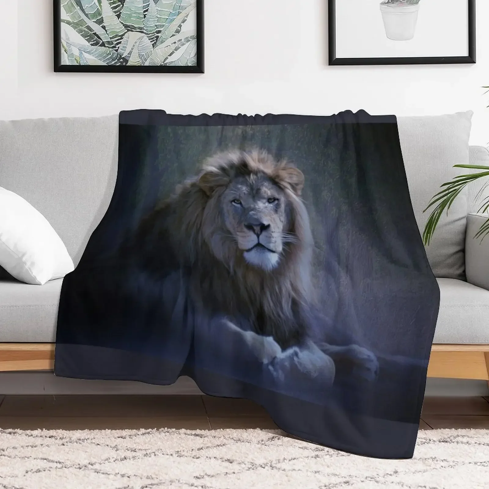 

Lion Throw Blanket Moving Cute Beautifuls Blankets valentine gift ideas anime Softest Polar Blankets