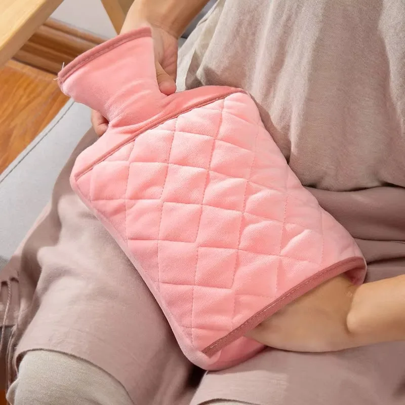 1PC1000ml hot water bottle filled hot water bottle bottle hot water bag hand foot thermos hot water bottle hot water accessories