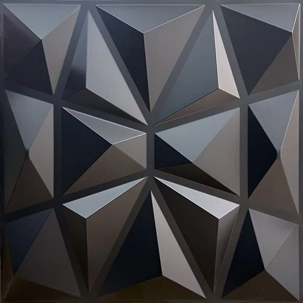 Fashion Diamond Design 3D Wall Sticker Living Room Bathroom Kitchen Waterproof Wallpaper Wall Renovation 3D Wall Panel Mold