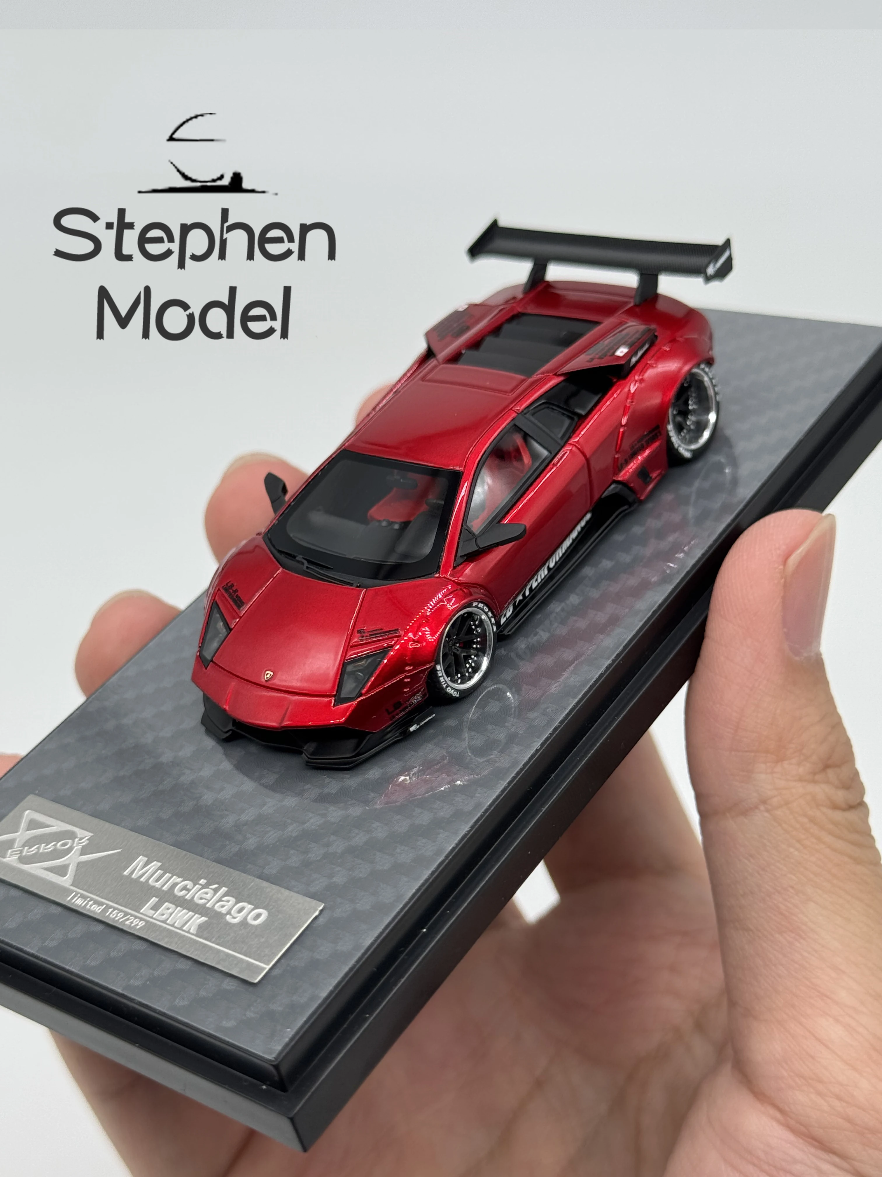 Error 404 1:64 Murcielago LP640 LBWK Modified Red Limited resin car model