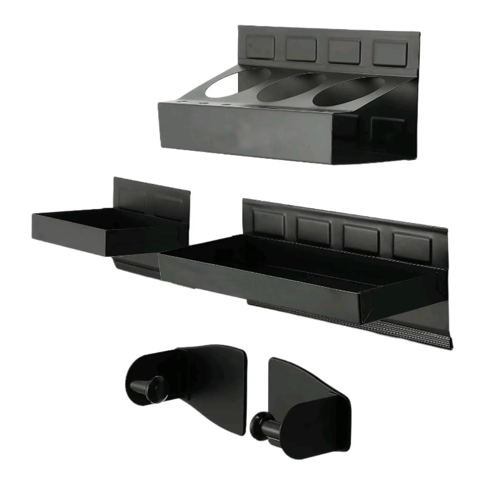 4 Pieces Tool Box Tray Set Versatile Metal Structure Heavy Duty Tool Organizer for Workshop Simple Assembly Accessories