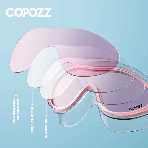 COPOZZ Силиконовые очки для плавания