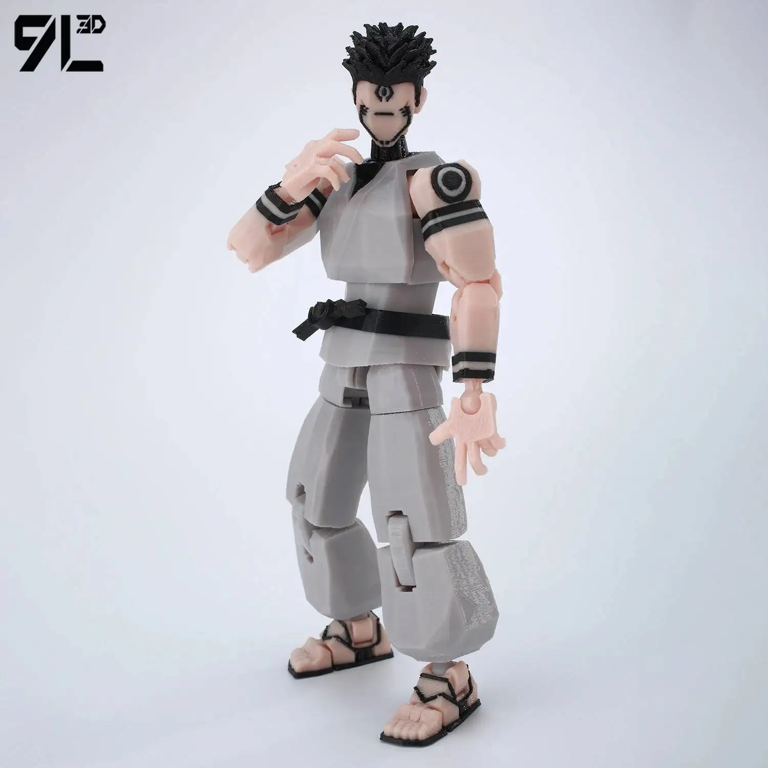 Figurine factice Titan13 multi-articulée 9L3D, Jujutsu Kaisen, échelle à collectionner, armes détachables, décor anti-Stress