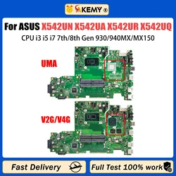 X542UN 메인 보드 ASUS X542UA X542UR X542UQ X542URR X542UF X542URV 노트북 마더 보드 CPU i3 i5 i7 7/8th Gen 930/940MX/MX150
