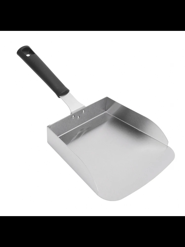 Pelle à aliments pour gril de barbecue, plaque chauffante professionnelle avec poignée pour déplacer les aliments, même chauffage, poli fin, grand degré de chaleur