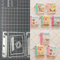 Book Metal Cutting Dies Stencils for DIY Scrapbooking Decorative Embossing Paper Card Handicraft Template mold