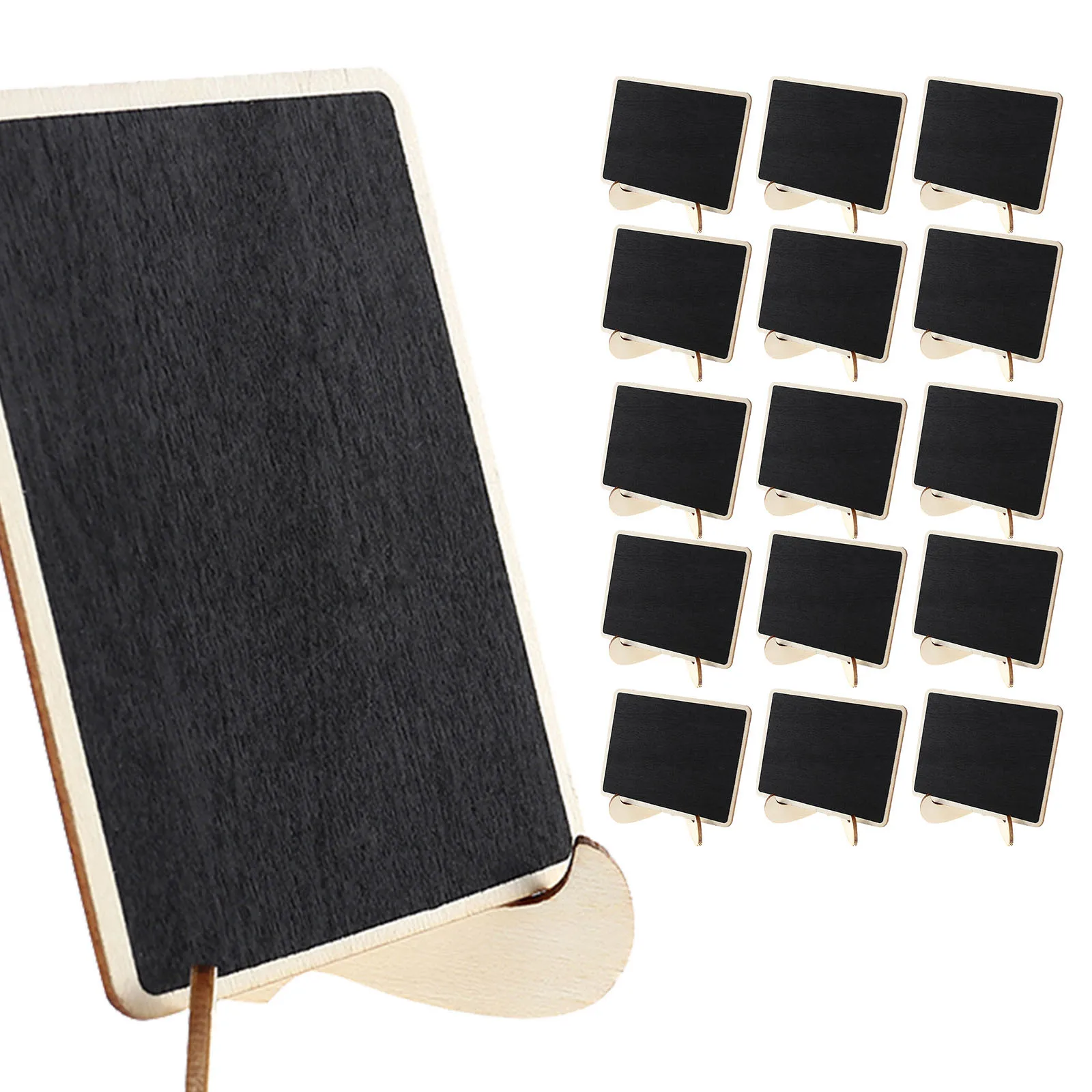 20 قطعة علامات السبورة الصغيرة عرض السبورة الصغيرة لحفل زفاف ديكور للطاولات قابل للمسح الخشب رسالة مجلس شارة السعر