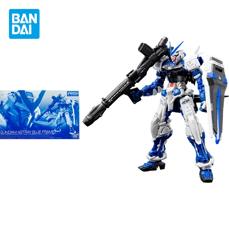 

Bandai Gundam Model Kit Assemble Figure RG 1/144 PB Limited Gundam Astray Blue Frame Anime Cannon Type SEED Children's Toys