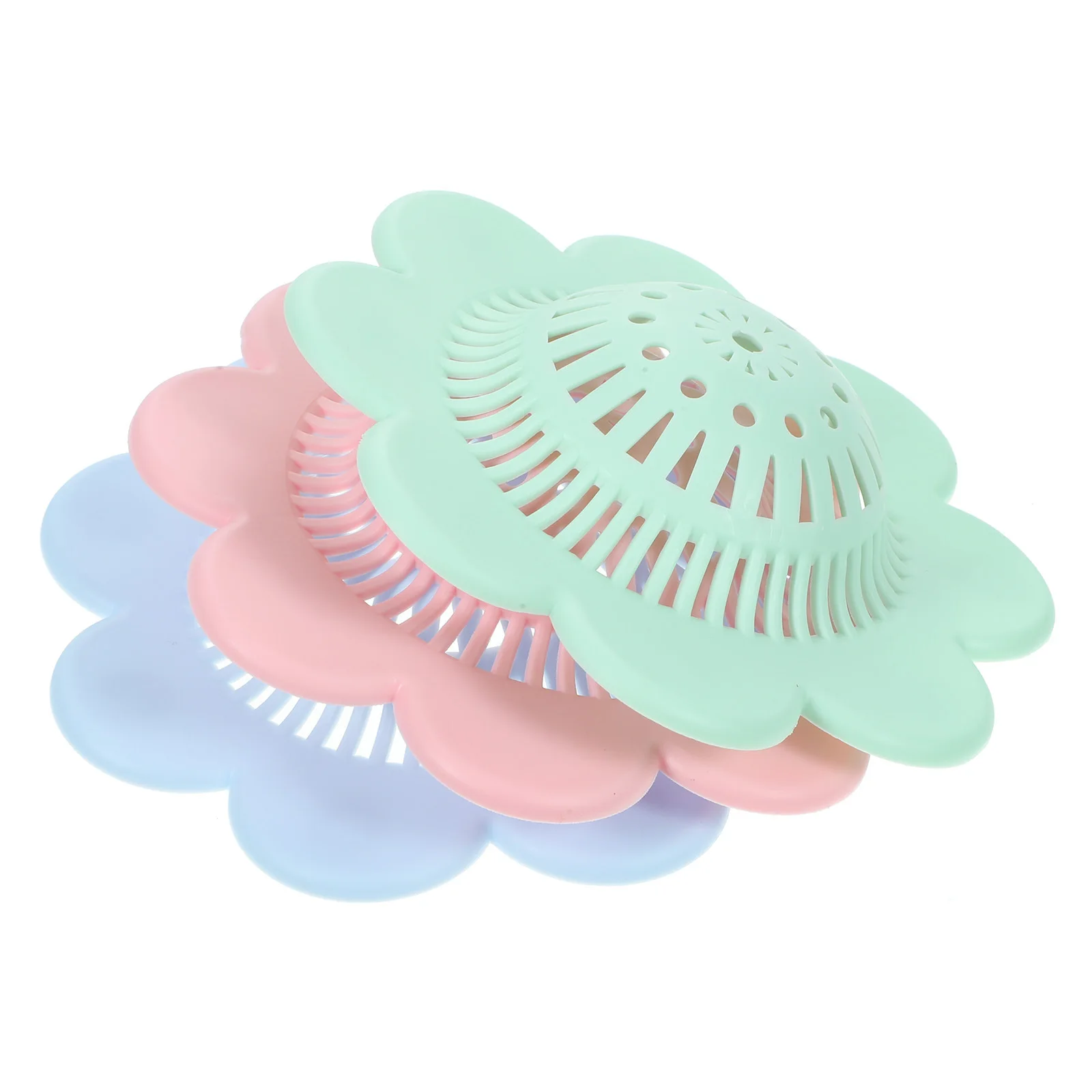 6 stücke Breite Rand Waschbecken Siebe Küche Ablauf Filter Fein Mesh Lebensmittel Schutt Haar Catcher Für Badezimmer Badewanne Heimgebrauch