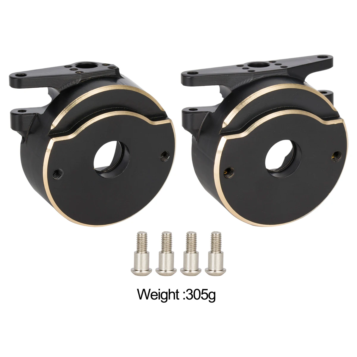 Black Brass Weights Froandt Steering Knuckle & Rear Axle Tube Cap for Vanquish H10 Optic Lowering Center of Gravity Upgrade image 3