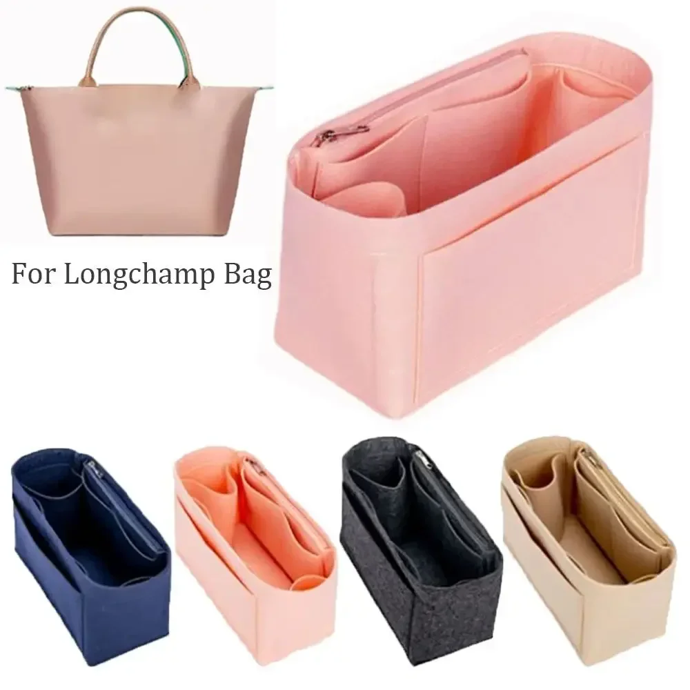 

Felt Insert Liner Purse Organiser Pouch Handbag Tote Bag Internal Bag For Longchamp