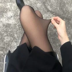 Women's Thermal Underwear Transparent Polar Thermo Warm Tights False Pantyhose Winterpanty Thermal Leggings Woman Polar Stocking