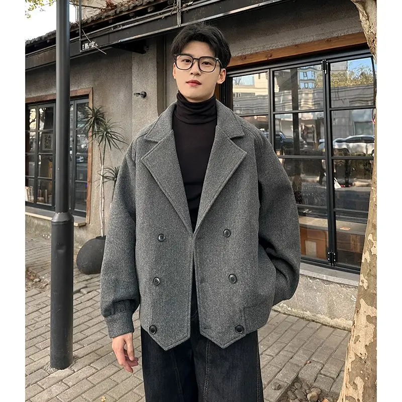 

Wool Blend Jacket Man Brown Mens Tassels Fringes Edges Borders Boundaries Limits Confines Perimeters Peripheries Margins Sides