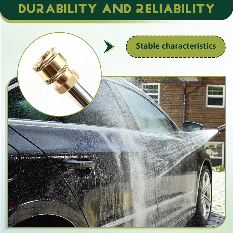 High Pressure Car Power Washer Gun Spray Wand Lance Kit 2000PSI-A79G
