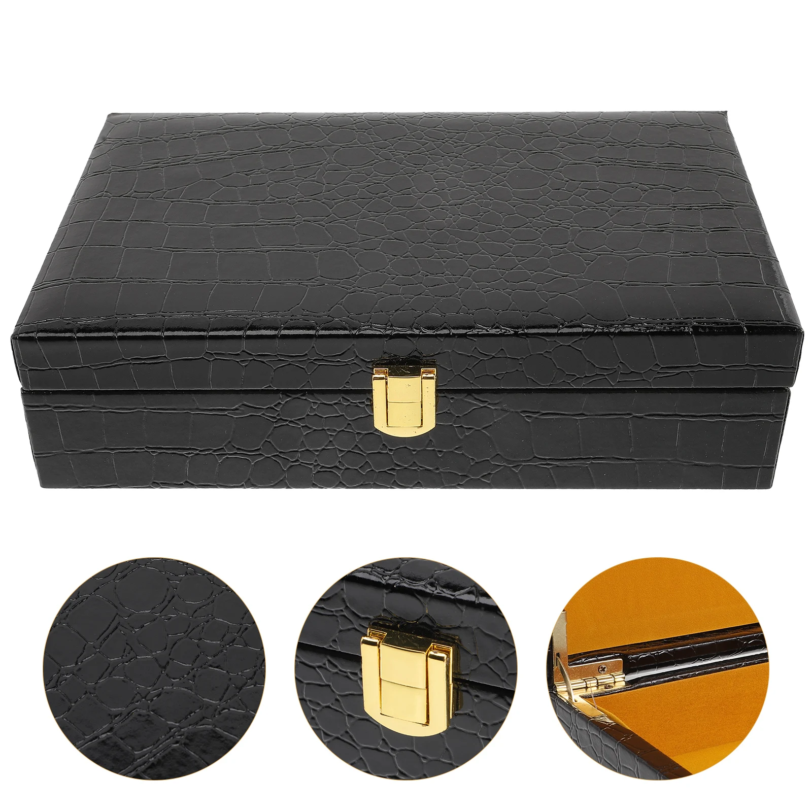 

Container Cigar Storage Box Travel Humidors Pu Large Planters for Indoor Plants