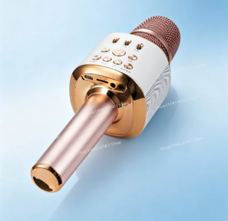 

85KHz Wireless Bluetooth Microphone: Handheld AI Live Singing System with Stereo Sound