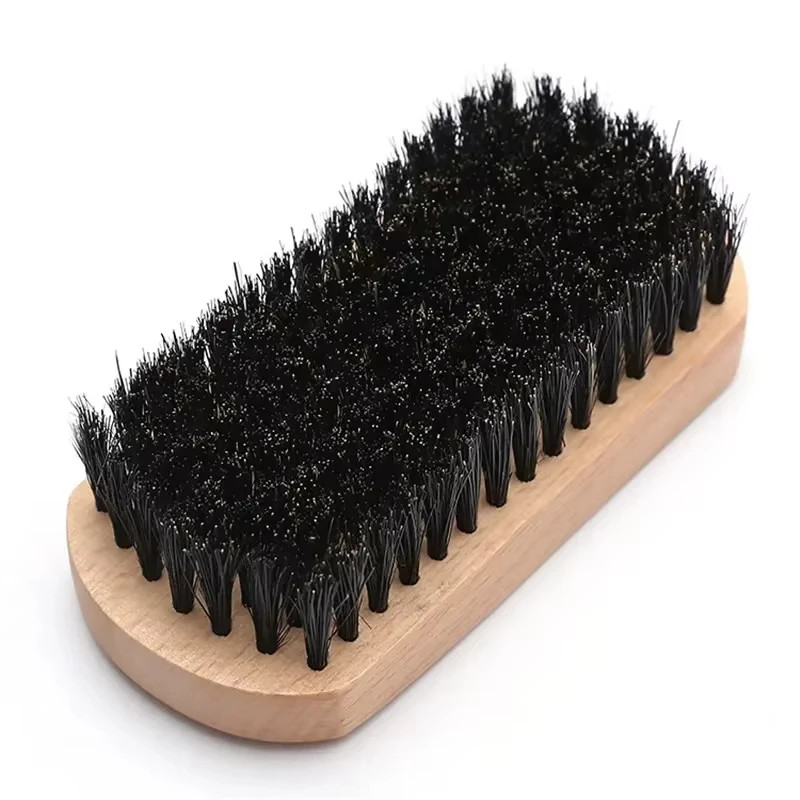 Spazzola per barba con setole di cinghiale in legno di faggio Pettine per capelli Accessori per barba Pettini per uomo Cura della baffi Rimozione della rasatura Bellezza Salute