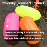 PVC pool Buoy Safety Buoy Tow Float Waterproof Air Bag With Waist Belt For rafting outdoor pool Swimming pool Safety Suppli