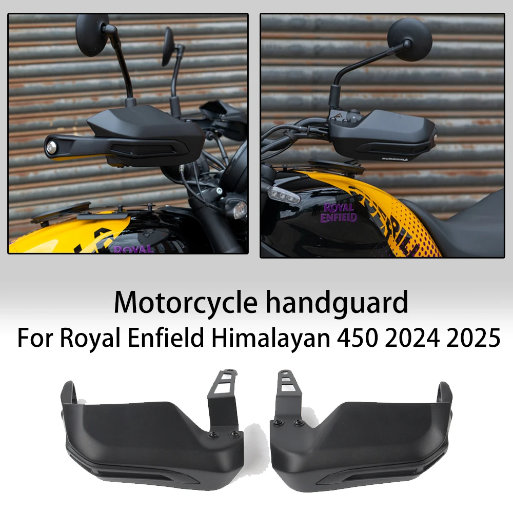 

Royal Enfield Himalayan 450 2024-2025 Motorcycle Handguard Protector Windshield, Adventure Durable Hand Guard Shield Cover