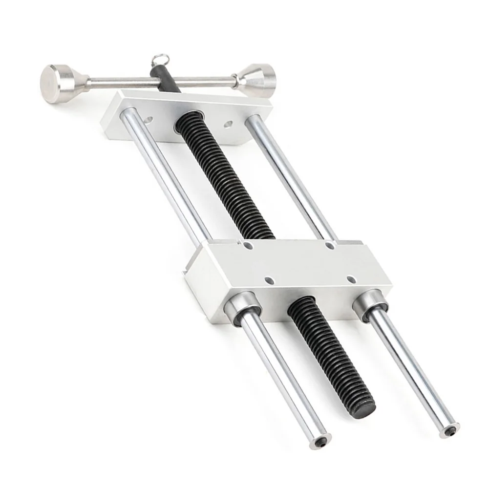 

Aluminum Mounting Hole Vise Accessory Planing Bench Clamp 12mm Jaw Thickness Inertia Clamping Vise 0-300mm Clamping Range