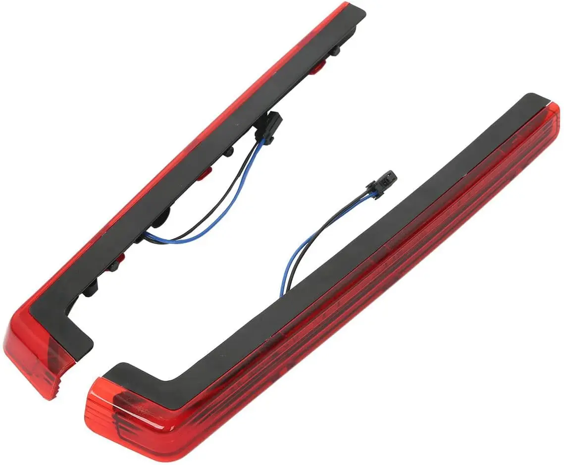 Motorcycle Tour Pak Pack Accent Side Panel LED Light Red/Smoke for Harley Touring Road King Road Glide FLHR FLHX FLTRX 2006-2022