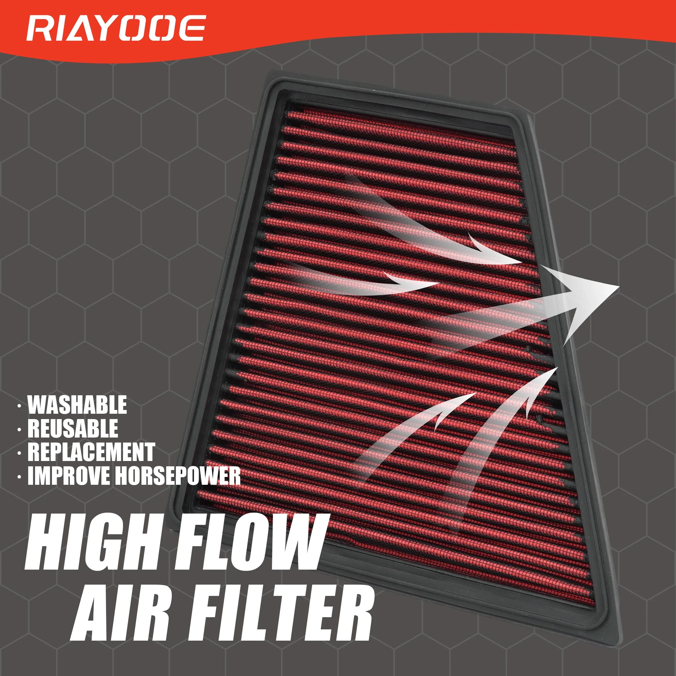 

High Flow Air Intake Filter for Ford EcoSport Seat Ibiza IV V Cordoba Skoda Fabia Rapid VW Ameo Gol Polo IV Saveiro Suran Voyage