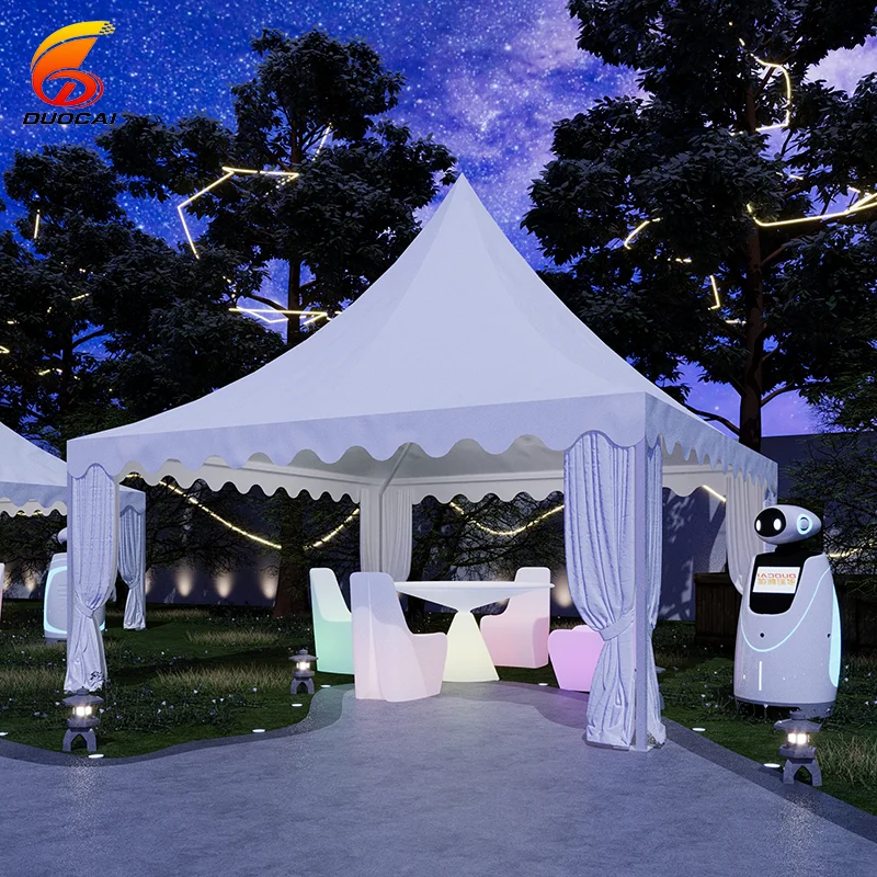 2024 Most Popular Waterproof Aluminum Alloy Wedding Marquees Outdoor Festival Birthday Parties Wedding Events Pagoda Tent