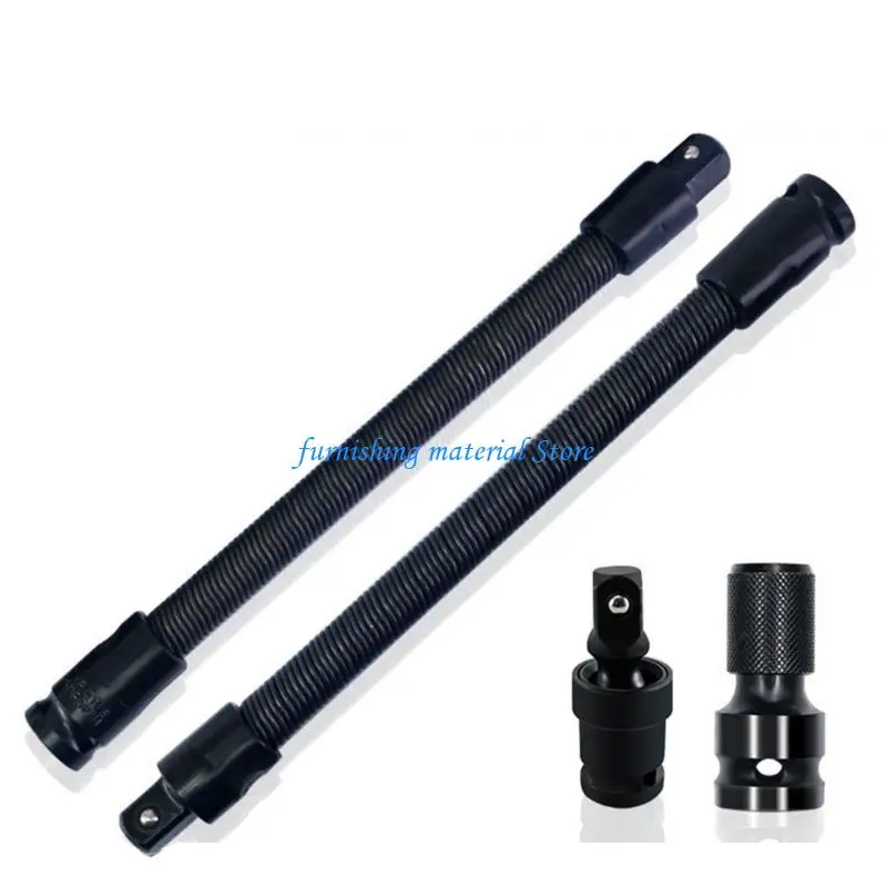 Y5GD Universal Joint Shaft Attachment 1/2'' Flexible Extension Bar For Electric Wrench Perfect Automotive Repair
