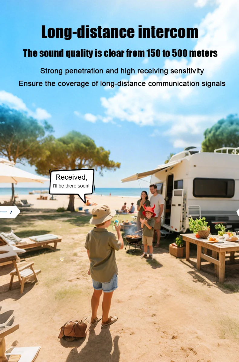 أجهزة اتصال لاسلكية بالفيديو للأطفال، عبوة من قطعتين من أجهزة الاتصال الداخلي عبر الفيديو القابلة لإعادة الشحن للأطفال، ألعاب داخلية وخارجية للعائلة