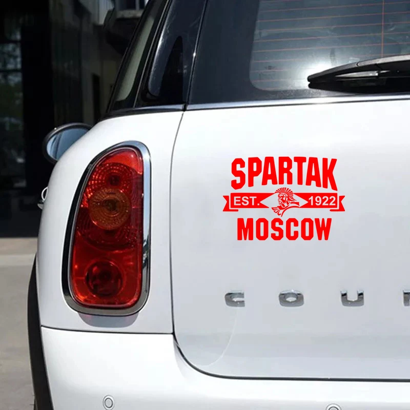 YUIN Funny Spartak Moscow Car Sticker Personality Cars Accessory PVC Body Window Decoration Decal Waterproof Anti-UV Stickers