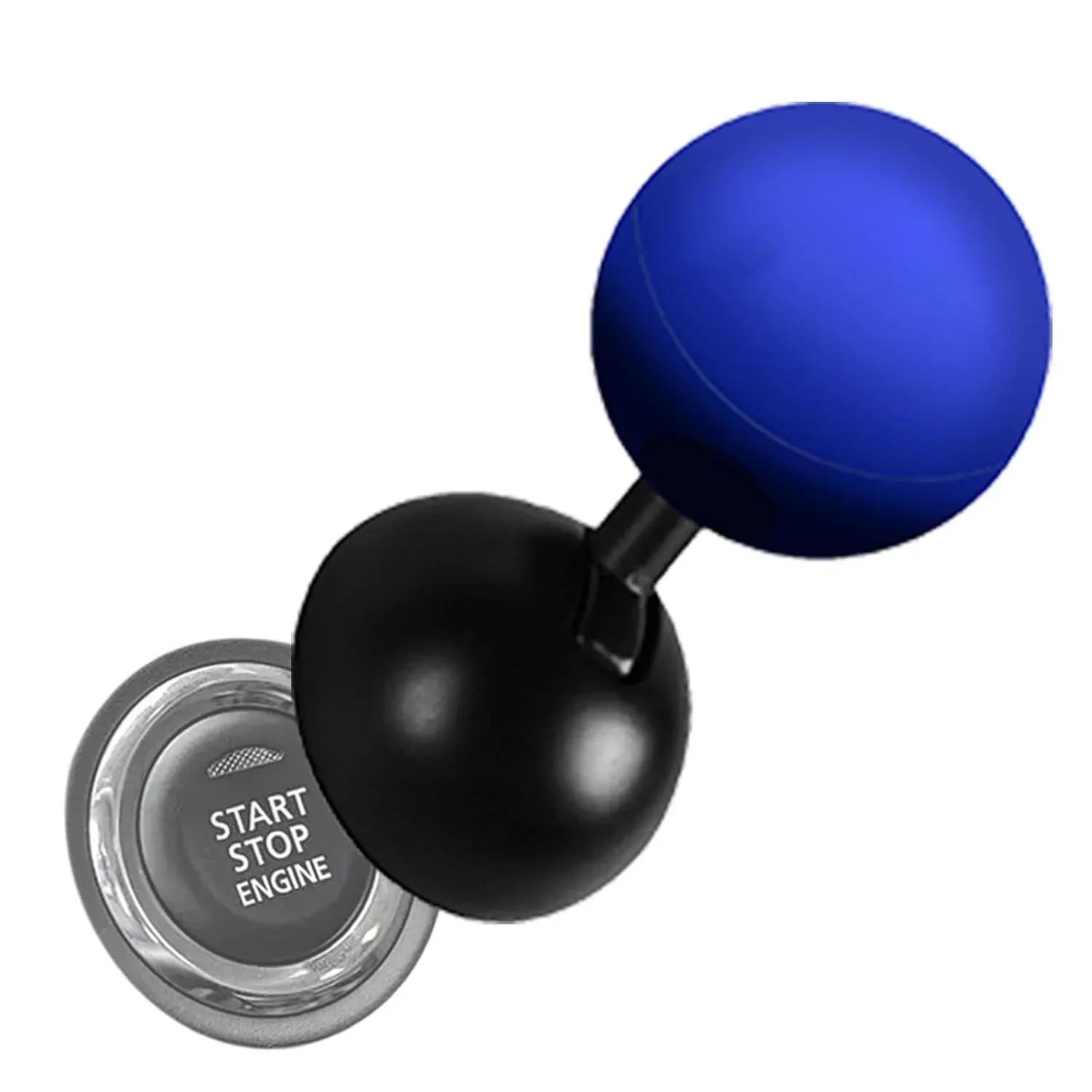 1-20PCS Car One Touch Start Button Rocker Push Button Cover Car Start Button Cover Decorative Accessories Car Accessories