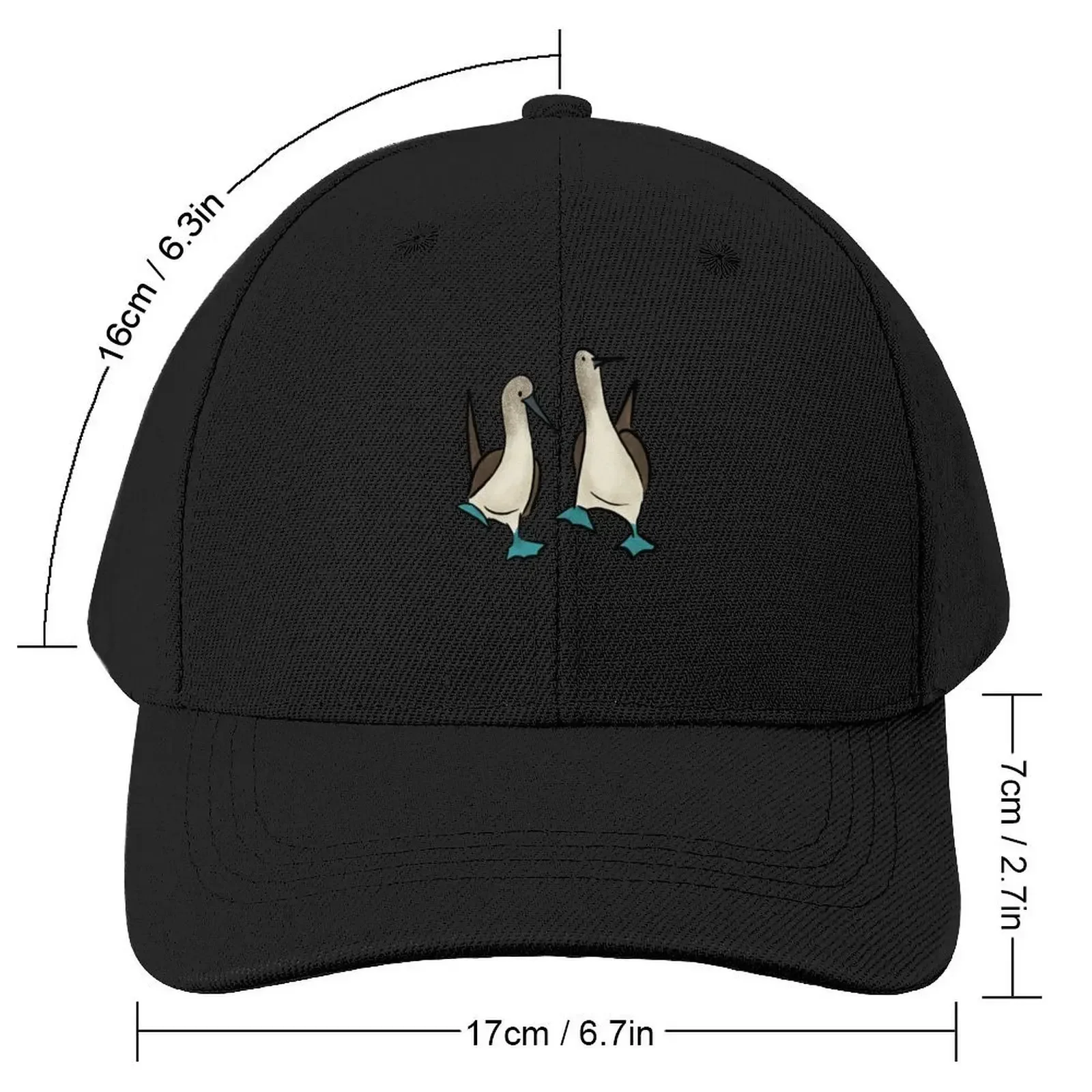 Blue footed booby birds Baseball Cap Snap Back Hat black Hats For Men Women's