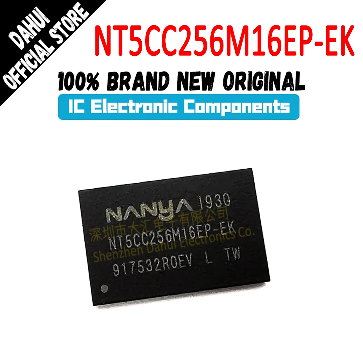 NT5CC256M16EP-EK FBGA-96 DDR3 Chip 1866Mbps 4Gb Memory Chip IC New Original