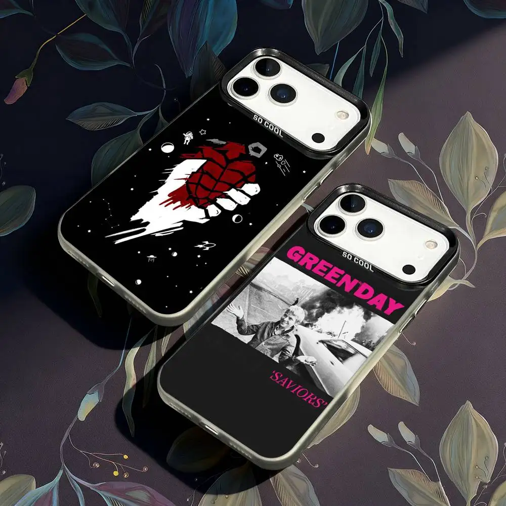 

G-Green D-Day Saviors Phone Case For iPhone 17,16,15,14,13,12,X,8,Pro,Max,Plus,E,SE4,Air,Mini IMD Matte Black