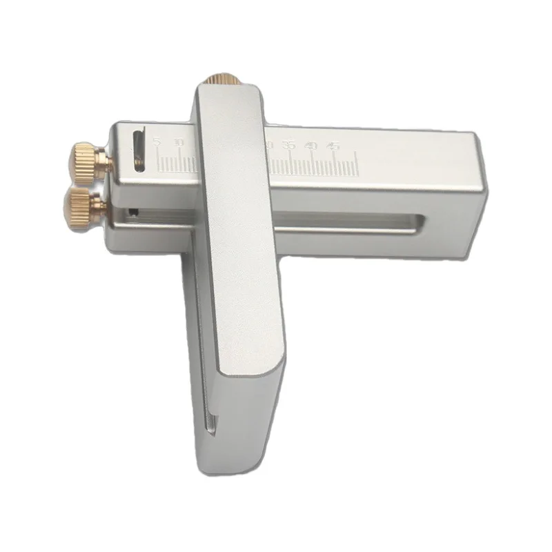 Aluminum Belt Strip Cutter Aluminum Alloy Sandblasted Oxidized Mini Belt Strip Cutter Handmade Vegetable Tanned Leather Cutting