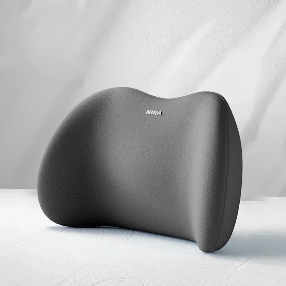 Memory-Schaum Auto-Nackenkissen & Lendenkissen-Set, Ergonomische Rückenlehne & Kopfstütze für Fahrkomfort, für die Meisten Autos – Detail 12