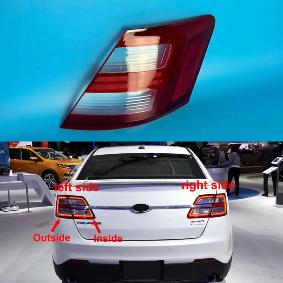 

For Ford Taurus (Overseas Version) 2013 2014 2015 Outer Tail Lamp Cover Taillamp Housing Brake Lights Mask Plexiglass
