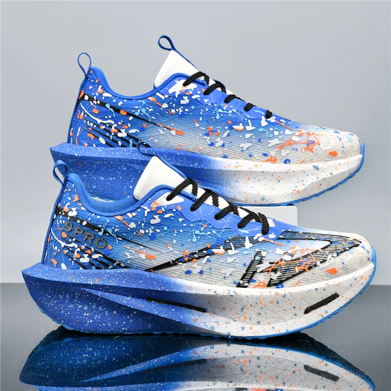 

2025 Новая мужская и женская спортивная обувь с мягкой подкладкой, легкие профессиональные кроссовки для марафона, удобная и мягкая прогулочная обувь