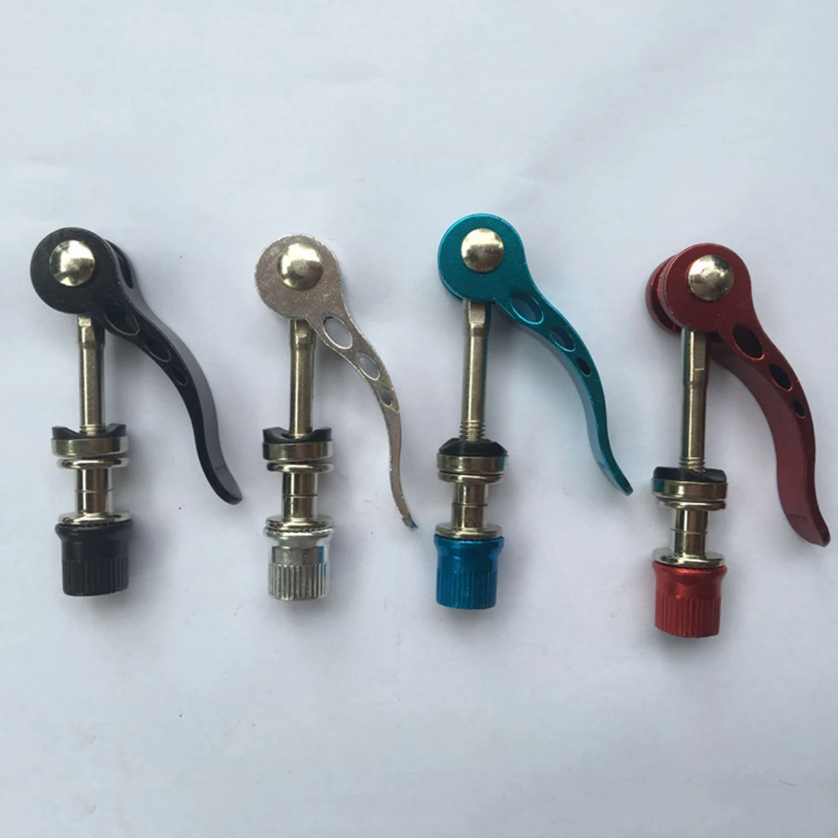 

Aluminum Alloy Quick Release For Road Mountain Front Rear Axle Hollow Shaft Set Red Durable Cycling Repair Part Essential