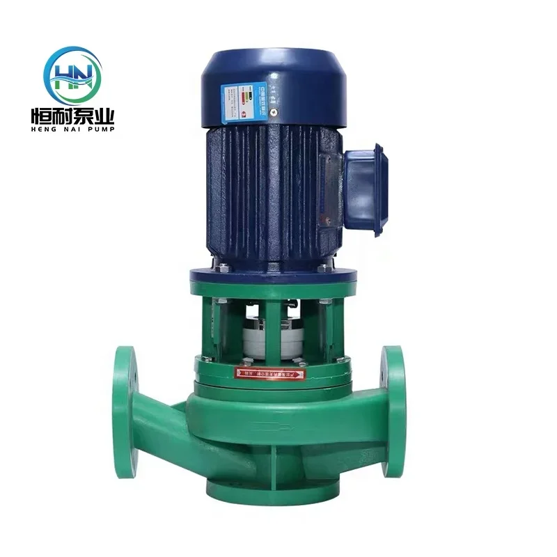 ICLF vertical fluorine-lined plastic alloy pipe centrifugal pump, acid and alkali resistance chemical vertical centrifugal pump