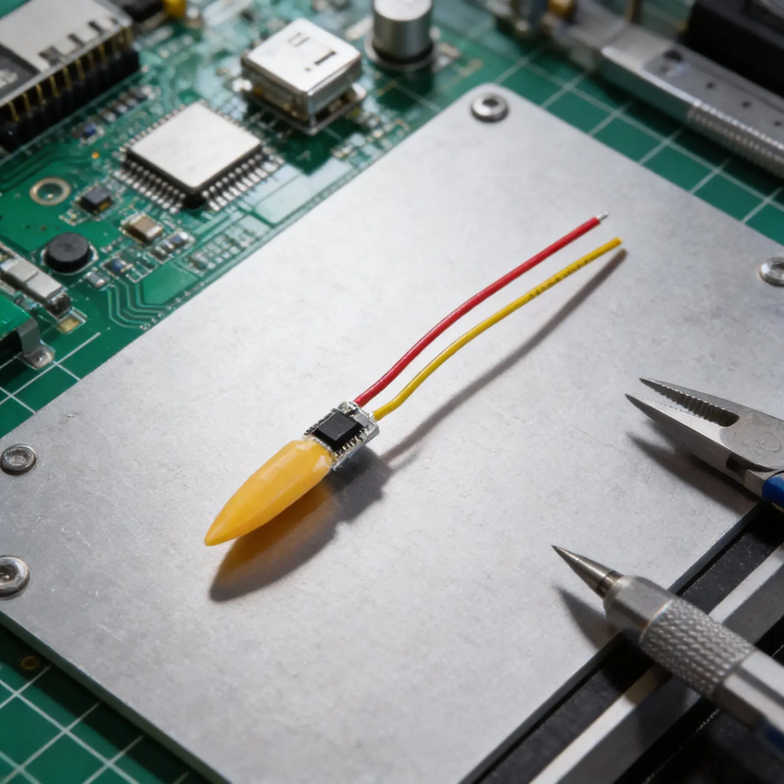 For DIY Candle Light Flame LED Circuit Board Corn Shape PCBA with Realistic Flickering and Jumping Light Effect