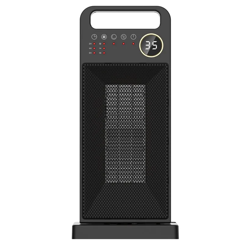 Smart home vertical electric heater with remote control, overheat protection, energy-saving heater for home use