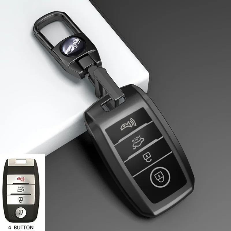3/4 Buttons TPU Shell For KIA Rio Rio5 Sportage Ceed Cerato K3 KX3 K4 K5 Sorento Optima Picanto Car Remote Smart Key Case Cover