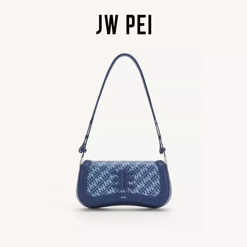 JWPEI Pudding Bag JOY Verstellbare Umhängetasche mit einer Schulter für Damen, 1C56 echtes Leder, einfach und lässig