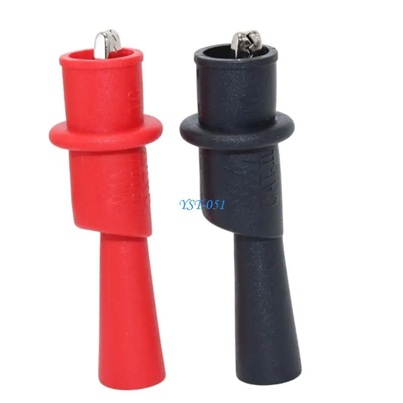 E15A 2Pcs Multimeter Test Clamp Test Clip Clamp Probe for Multimeter Tester Meter Probe Measurement