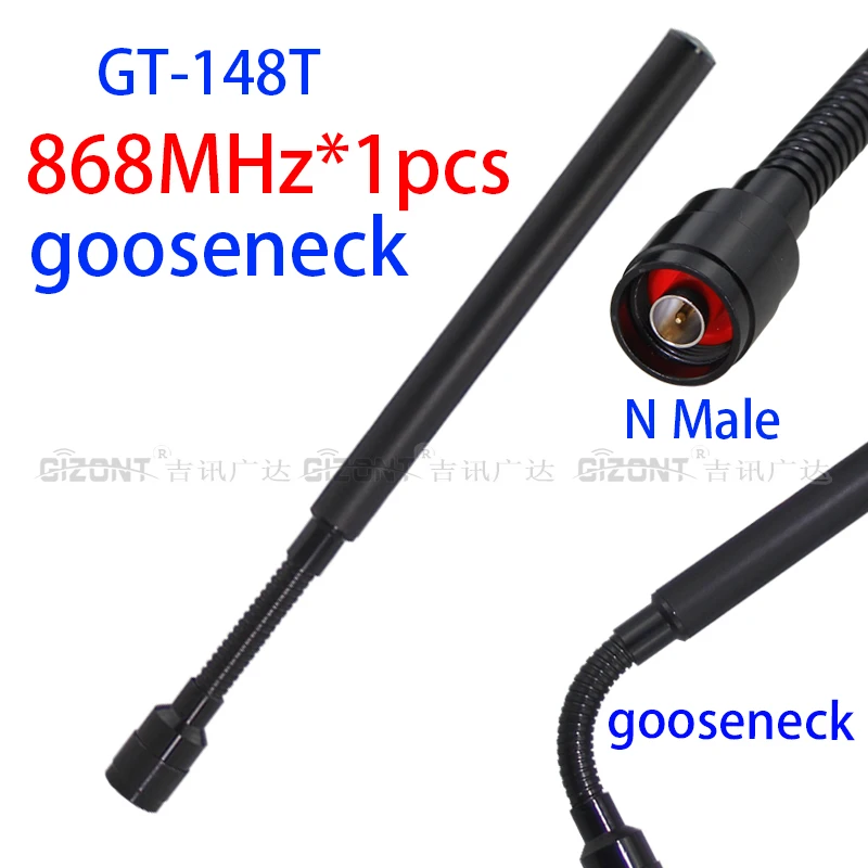 868MHz 915MHz tactical goose neck antenna Individual soldier handheld terminal carrying radio anti-collision antenna SMA TNC N