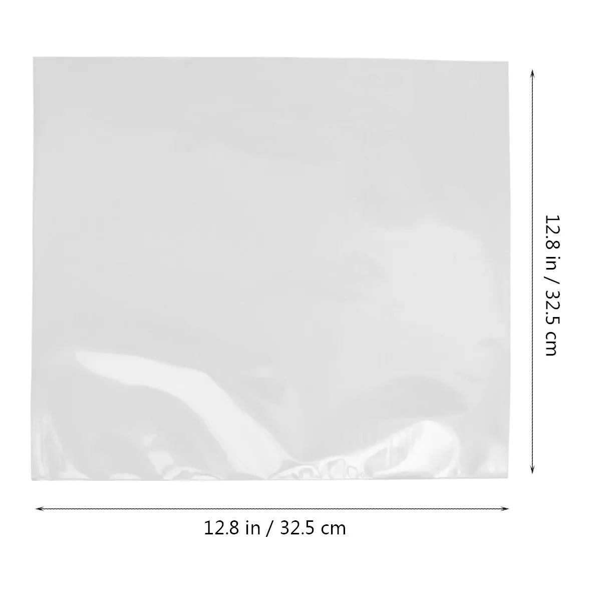 30Pcs 12 Inch Flat Open Vinyl Record Sleeves Thickened Clear Plastic Cd Protector Bags for Dust Scratch Data Corrosion