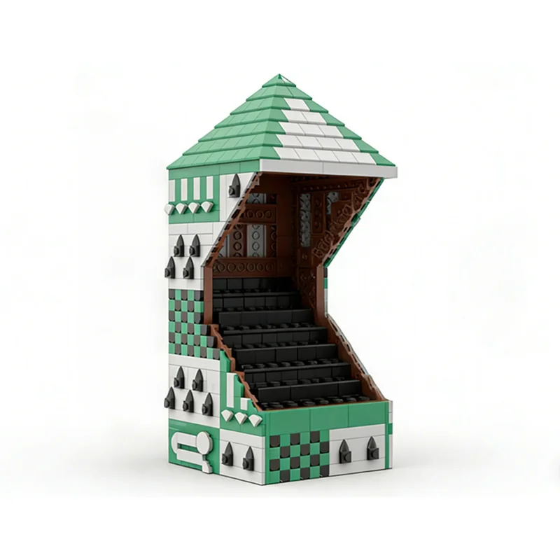 742 STUKS Star Battle HP House Stand MOC Aanpasbare Modulaire Bouwblok Technologie Kinderen Eenvoudige Creatieve DIY Vakantie Speelgoed Cadeaus